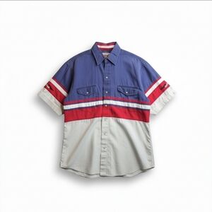 Cumberland Outfitters Vintage Western Pearl Snap Shirt Large